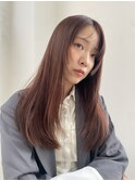 暖色カラー/艶カラー/似合わせカット/フェミニンロング