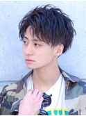 爽やかハーフアップバングショート