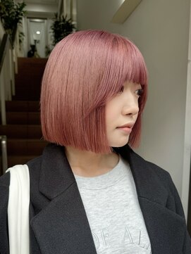 サンク 原宿 表参道(cinq) ★ハイトーンダブルカラーミルクティーグレージュピンクベージュ