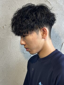 ニアウ 高崎店(Niau) ツイストスパイラルパーマメンズパーマメンズマッシュ群馬高崎