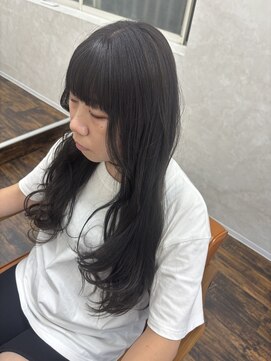 ブルーカナール(BlueCanal) 【BlueCanal/ブルーカナール】ネイビーカラー/レイヤーカット