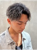 縦落ちツイスパホワイトハイライト