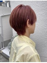 マノハル(MANOHARU)&nbsp;ピンクオレンジ　マニッシュショート