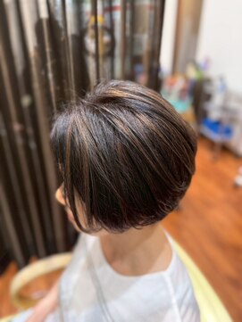 美容室ヒラトヤ 都南店 大人キレイ美シルエットショートハイライト透明感小顔30代40代