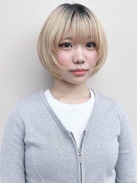 ラウンジ モリオ イケブクロ(Lounge MORIO Ikebukuro) ＊ハイトーン姫カット軽めボブ小顔ボブウルフボブレイヤーボブ