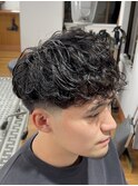 MEN'S HAIR/テーパーフェード/スペインカール/パーマ/表参道駅