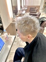 アース 天満橋店(HAIR & MAKE EARTH)&nbsp;メンズスパイキーショートハイトーン◎