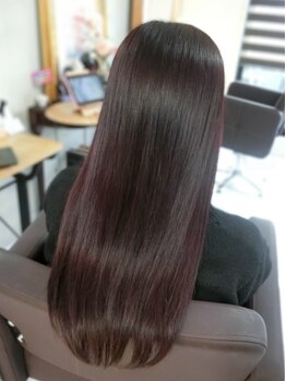 マシェリ(ma cherie)の写真/新安城徒歩7分◆プレミアム矯正・なめらか縮毛矯正・髪にドラマを。柔らかで艶のある自然なストレートへ*