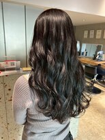 ナチュラル ヘアーデザイニング(Natural hair designing) ダークグレージュ/オリーブグレージュ/ルーズパーマ/くびれ巻き