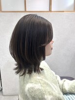 レンテ 千葉(LENTE)&nbsp;絶妙な透け感オリーブグレージュとミディアムレイヤー