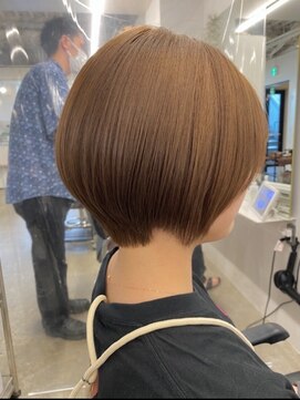 アコロン(acoron) 丸みショートボブ×ナチュラルブラウン