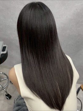 アポロ 横浜駅店(apollo) xカラー/ホワイトグレージュ/レイヤーカット/チェリーブラウン