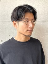 グラビートーキョー(GRABY tokyo)&nbsp;大人のセンターパート×シャドウパーマ