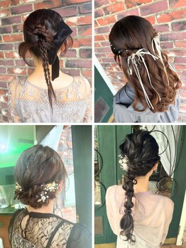 アビイロード(ABBEY-ROAD)の写真/ヘアセットが得意なプロが大切な日を演出★結婚式のお呼ばれや、推しのイベントセットもお任せください！