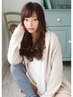 カット+オーガニック前髪縮毛矯正+極上トリートメント￥7850