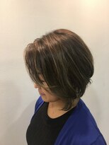 アディクト(ADDICT)&nbsp;ハイライトショートボブ