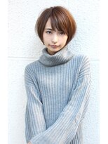 30代40代に人気シルエットが綺麗に見えるショートボブ
