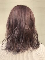 ヘアー アイス ルーチェ(HAIR ICI LUCE) ハイライトカラー ピンクカラー パープルカラー 担当 山中