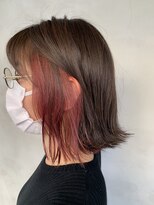 イフ ヘアーサロン(if... hair salon) ☆お客様Style☆切りっぱなし×春色インナー