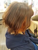 美容室 びゃんびゃん 社店&nbsp;ボブ/インナーカラー/ブリーチ