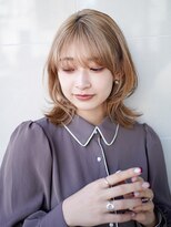 マセナ(Masena)&nbsp;ミディウルフ×ミルクティカラー×masena