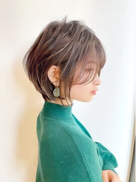 ヴェイン 渋谷(vain) 前下がりショート ハンサムショート 小顔 ひし形 20代30代40代