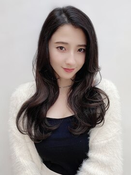 ロンド フィーユ(Lond fille) Chika 大人可愛い中華ワンホンヘア×ダークブラウンカラー