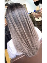 ユートピア(U topia)&nbsp;シルバーカラー/バレイヤージュラベンダーアッシュ