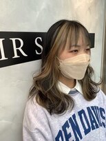 レム 長野青木島店(REM) フェイスフレーミング／ベージュ