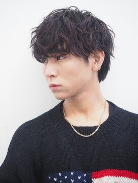 ゼンコー アオヤマ(ZENKO Aoyama) 横顔が決まる！強め波巻きスパイラルパーマ〔青山/表参道/渋谷〕