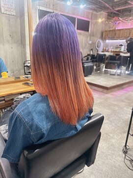 ミラク 町田(MIRAC) デザインカラー/パープル×オレンジ