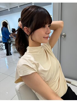 エジョン 八幡山店(Aejon) レイヤーロング/ヘルシースタイル/韓国ヘア/ベビーピンク/調布