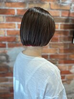 ヘアメイク エンデュー(hair make EnDeux) ボブスタイルのインナーカラー