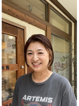 ポラールエクルール(polar equroole) 切りっぱなしボブ×インナーカラー