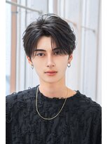 オーシャントーキョー 渋谷神南(OCEAN TOKYO) ニュアンスパーマ束感人気黒髪センターパート