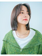 リトル 鹿児島中央(little) かきあげバングぷつっとボブ［鹿児島中央］