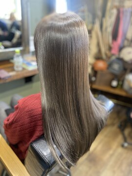 エムエーヘアースタジオ(M/A hair studio.) 艶々ロング◎グレージュ