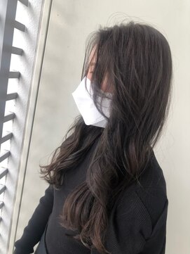 ジーナ 船橋(Zina) 髪質改善*ロングレイヤーグレーベージュ*美髪【Zina船橋】