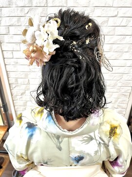 ザブックハンドサロン(The book hand salon) 袴×ヘアアレンジ