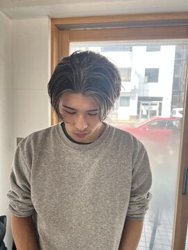 メンズサロン キング 高槻店(Men’s salon K!ng) 縮毛矯正髪質改善ハイライトレイヤーカット高槻美容室エクステ