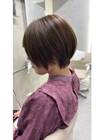 アヴァンス 西田辺(AVANCE.)&nbsp;ショートボブ/マロンベージュ／髪質改善カラー／トリートメント