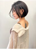 【morio】ショートボブ　刈り上げ女子　暗髪♪