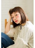 ギザバング切りっぱなしボブ