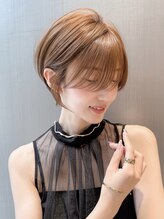 ハルキミナト ジャパン ヨコハマ(HARUKI MINATO japan YOKOHAMA) 大人ショート/縮毛矯正/学割U24/ブルーカラー/くすみベージュ