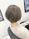 エース 春日部店(A)の写真/再現性重視◎朝ラクな似合わせショート×白髪ぼかしハイライトで立体感のある上品さを演出します◎<春日部>
