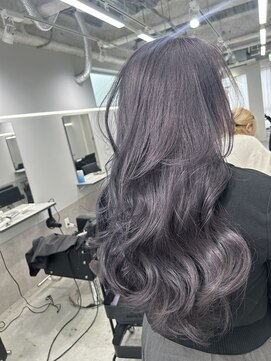 ジゼル 梅田(GiseL) ダークバイオレット　艶髪　暗髪