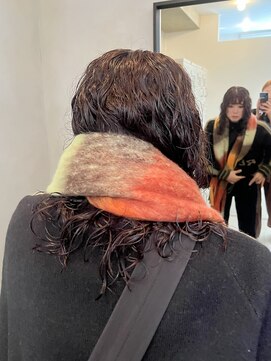 アンフェインド02(UNFEIGNED 02) 黒髪カタログ/クラゲヘアー/オリーブグレー小顔/名駅/伏見/栄