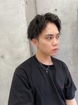 レベル 葛西店(LEVEL)&nbsp;センターパート アップバング 刈り上げ メンズカット/葛西メンズ