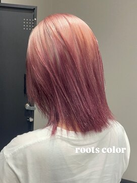 ベレーザ 渋谷(BELEZA) 16361ブリーチ＆ダブルカラー渋谷エンドカラーラウンドバング