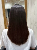 エミュー 大船店(emue)&nbsp;大船駅ワンカラーブリーチなしダブルカラーオリーブブラウン30代